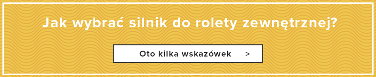 Jaki wybrać silnik do rolety zewnętrznej